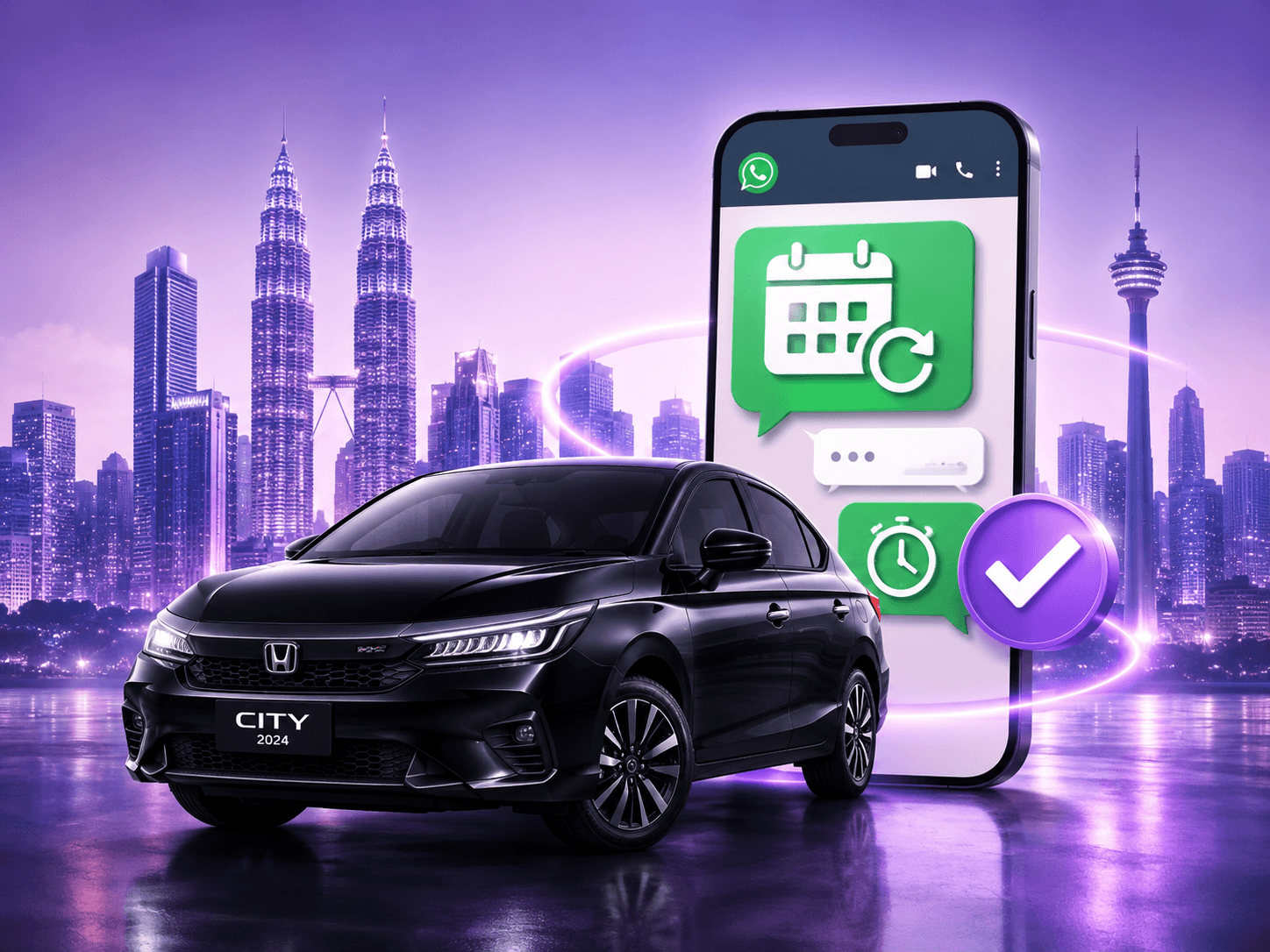 Calendar and refresh icons for collection, return and rental extension